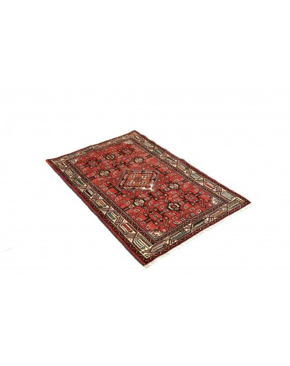 Tappeto Hamadan Persia rosso grigio 80x124