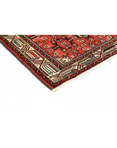 Tappeto Hamadan Persia rosso grigio 80x124