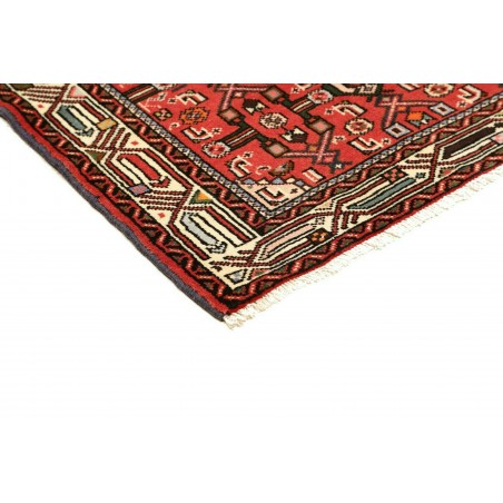 Tappeto Hamadan Persia rosso grigio 80x124