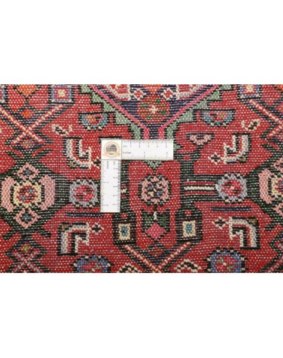 Tappeto Hamadan Persia rosso grigio 80x124