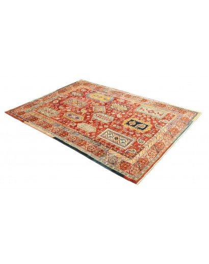 Tappeto Tribal Pakistan marrone rosso 145x207