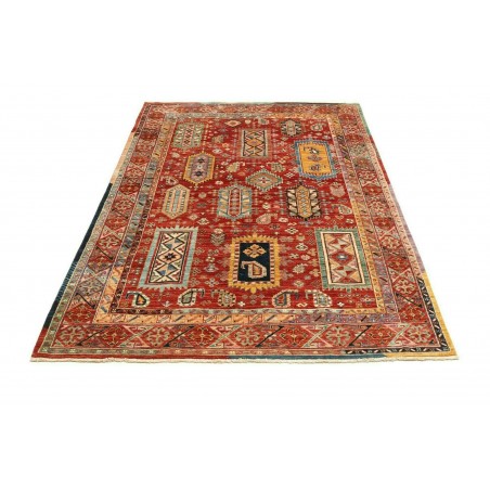 Tappeto Tribal Pakistan marrone rosso 145x207