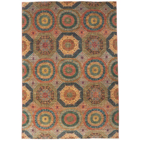 Tappeto Mamlouk Pakistan bianco grigio 208x298