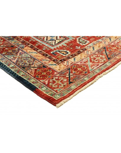 Tappeto Tribal Pakistan marrone rosso 145x207
