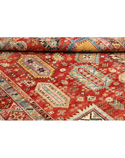 Tappeto Tribal Pakistan marrone rosso 145x207