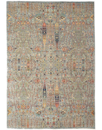 Tappeto Shahi Fine Pakistan marrone bianco 206x292