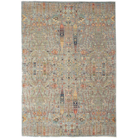 Tappeto Shahi Fine Pakistan marrone bianco 206x292