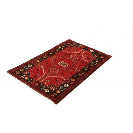 Tappeto Hamadan Persia marrone blu 82x118