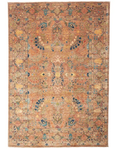 Tappeto Shahi Fine Pakistan marrone grigio 203x293