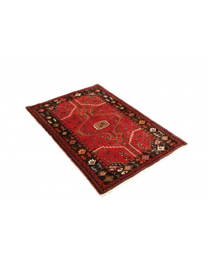 Tappeto Hamadan Persia marrone blu 82x118