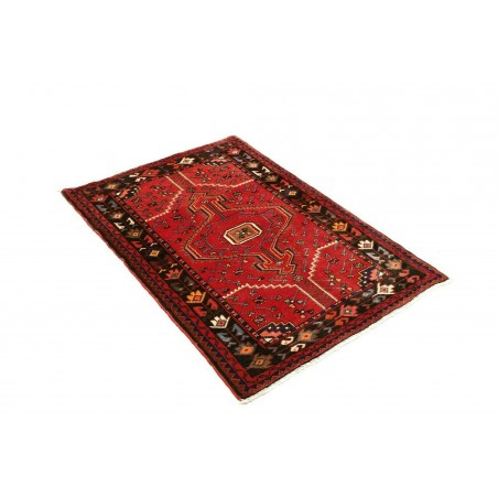 Tappeto Hamadan Persia marrone blu 82x118