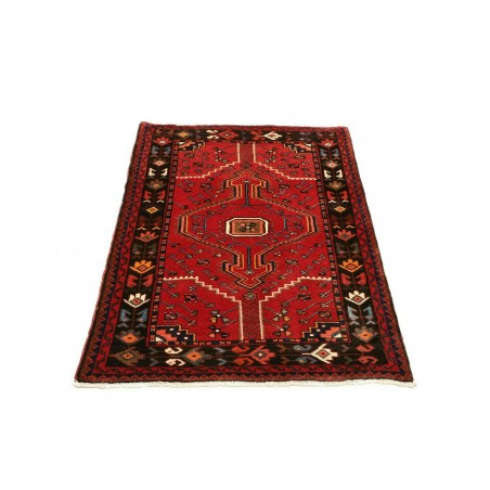 Tappeto Hamadan Persia marrone blu 82x118