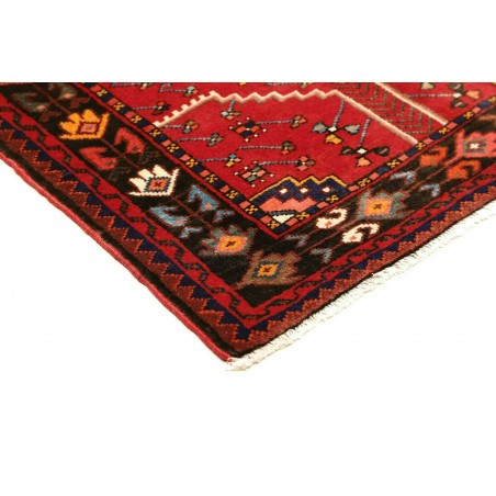 Tappeto Hamadan Persia marrone blu 82x118