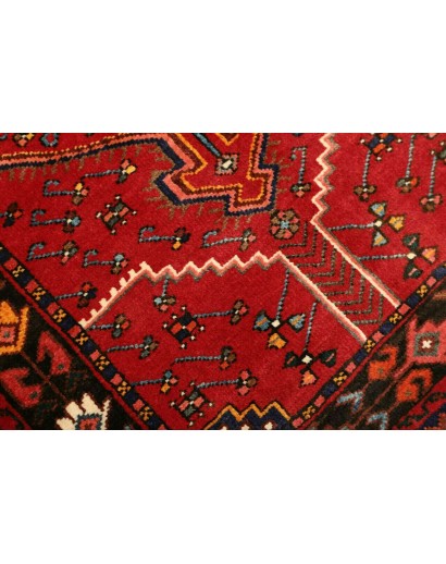 Tappeto Hamadan Persia marrone blu 82x118