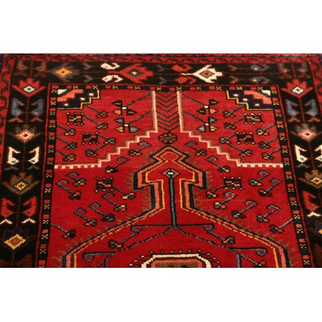 Tappeto Hamadan Persia marrone blu 82x118