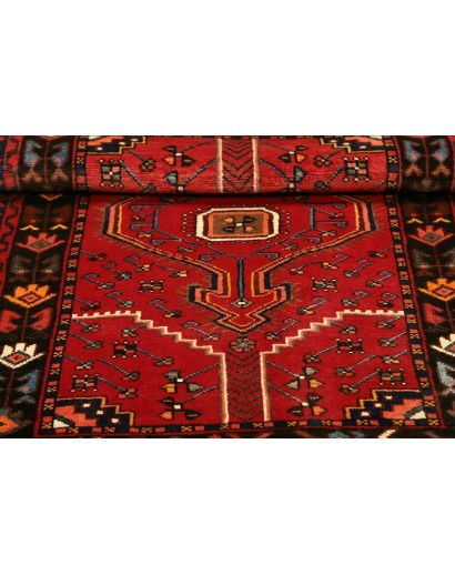 Tappeto Hamadan Persia marrone blu 82x118