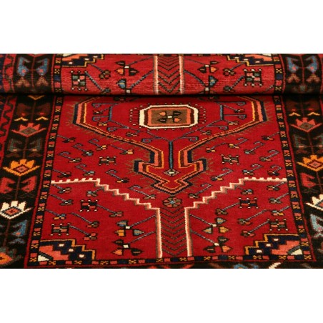 Tappeto Hamadan Persia marrone blu 82x118