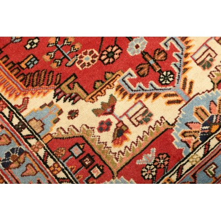 Tappeto Hamadan Persia rosso bianco 91x125