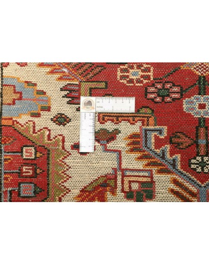 Tappeto Hamadan Persia rosso bianco 91x125