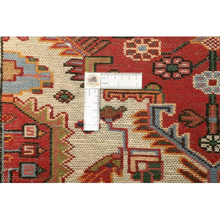 Tappeto Hamadan Persia rosso bianco 91x125
