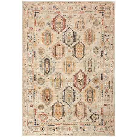 Tappeto Tribal Pakistan marrone grigio 199x292