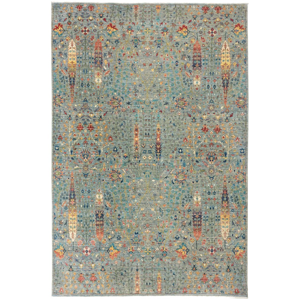 Tappeto Shahi Fine Pakistan marrone bianco 195x295 Tappeto Shahi Fine Pakistan marrone bianco 195x295