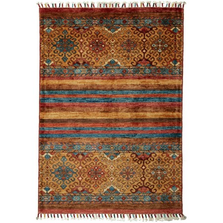 Tappeto Samarkand Pakistan marrone arancione 83x121