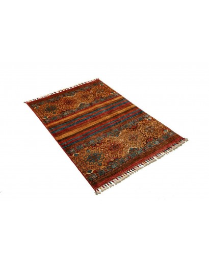 Tappeto Samarkand Pakistan marrone arancione 83x121