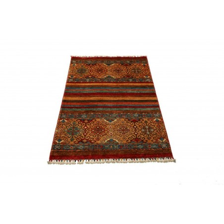 Tappeto Samarkand Pakistan marrone bianco 81x125