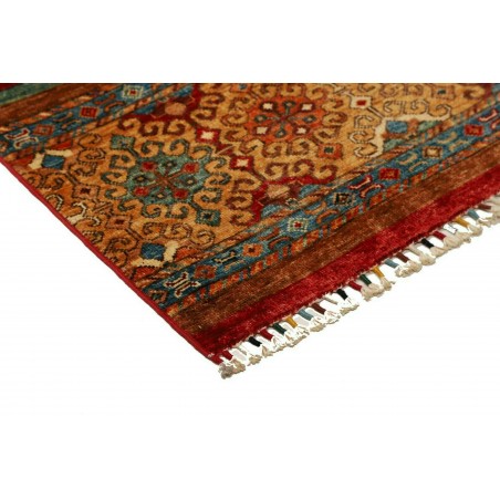 Tappeto Samarkand Pakistan marrone bianco 81x125