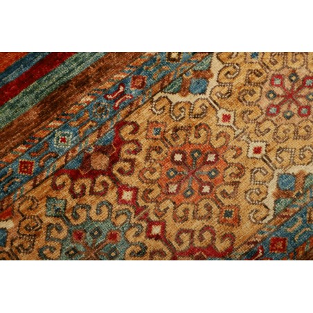 Tappeto Samarkand Pakistan marrone bianco 81x125