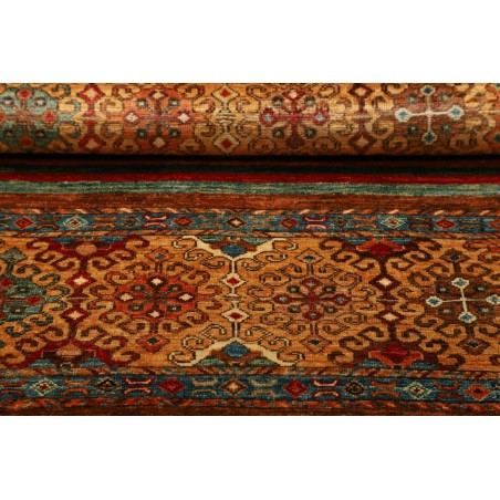 Tappeto Samarkand Pakistan marrone bianco 81x125