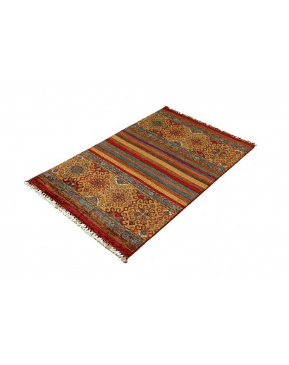 Tappeto Samarkand Pakistan marrone arancione 82x130