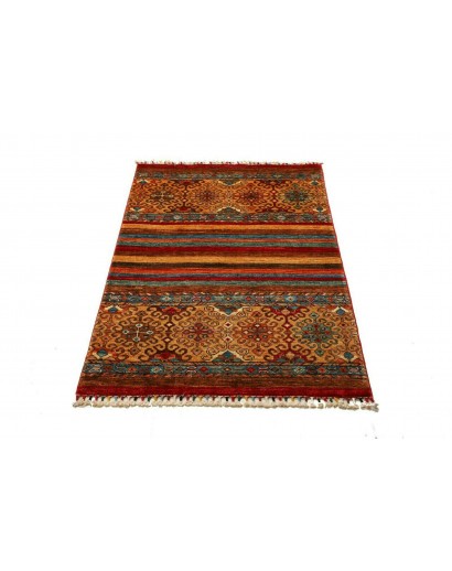 Tappeto Samarkand Pakistan marrone arancione 82x130