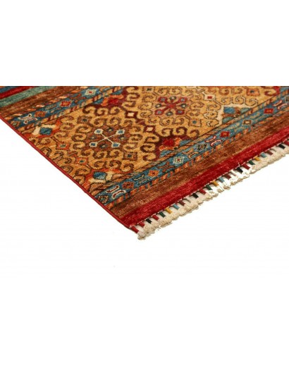 Tappeto Samarkand Pakistan marrone arancione 82x130