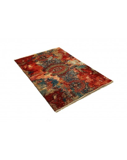 Tappeto Mona Pakistan marrone grigio 99x146