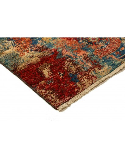 Tappeto Mona Pakistan marrone grigio 99x146