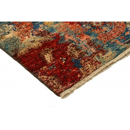 Tappeto Mona Pakistan marrone grigio 99x146