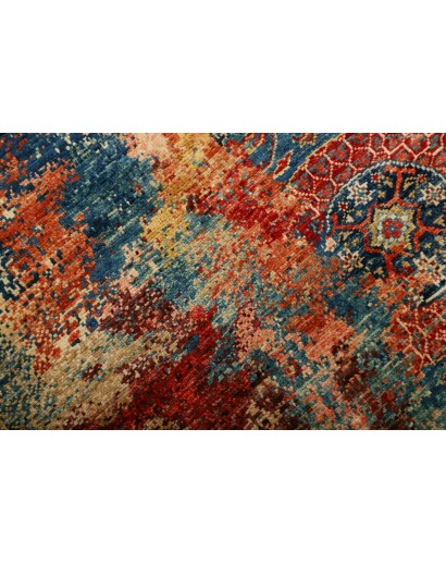 Tappeto Mona Pakistan marrone grigio 99x146