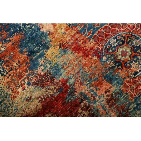 Tappeto Mona Pakistan marrone grigio 99x146