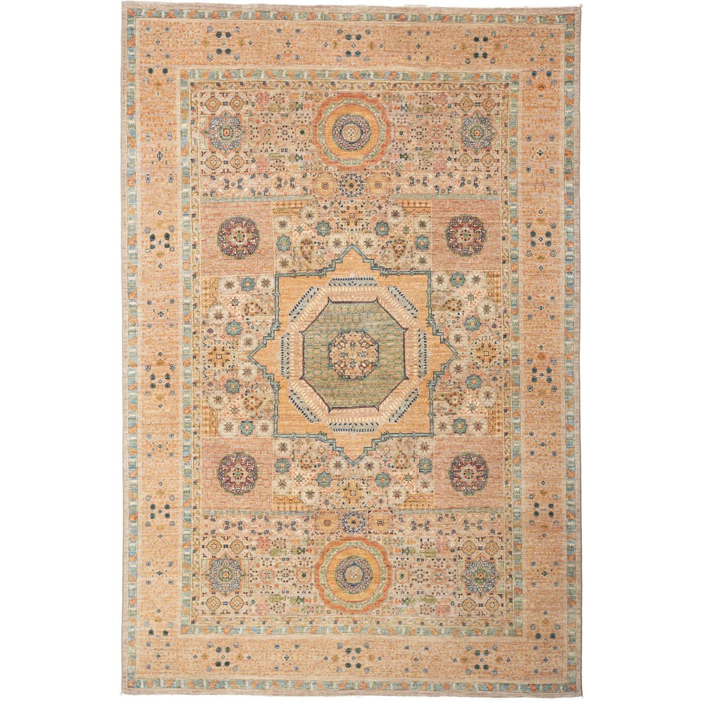 Tappeto Mamlouk Pakistan marrone 199x302 Tappeto Mamlouk Pakistan marrone 199x302