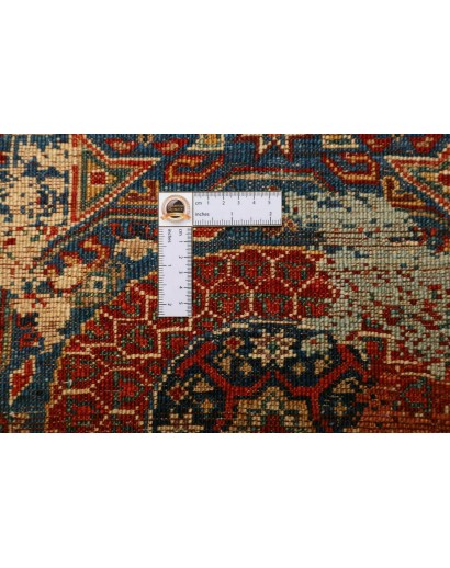 Tappeto Mona Pakistan marrone grigio 99x146