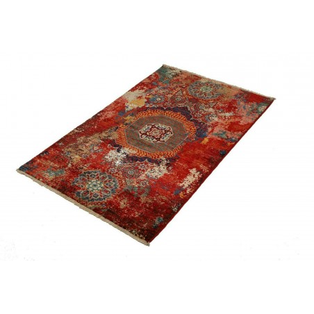 Tappeto Mona Pakistan marrone grigio 81x127