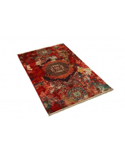 Tappeto Mona Pakistan marrone grigio 81x127