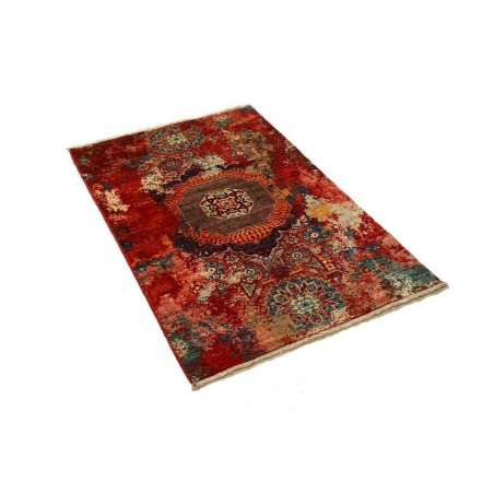 Tappeto Mona Pakistan marrone grigio 81x127