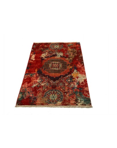 Tappeto Mona Pakistan marrone grigio 81x127