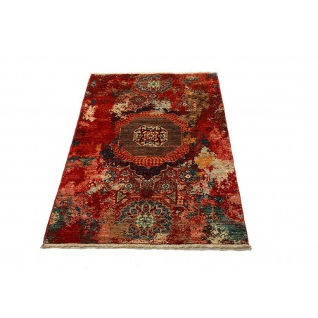 Tappeto Mona Pakistan marrone grigio 81x127