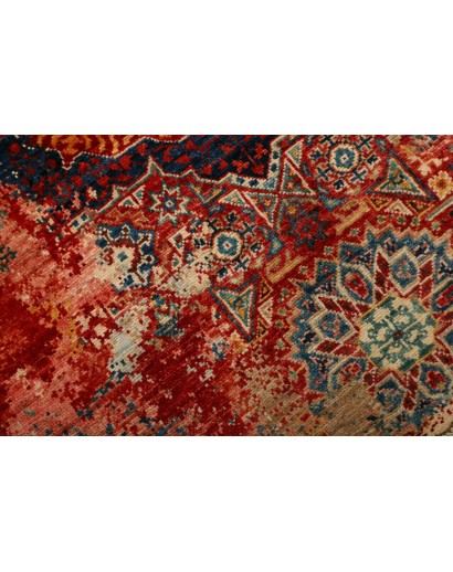 Tappeto Mona Pakistan marrone grigio 81x127