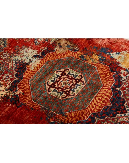 Tappeto Mona Pakistan marrone grigio 81x127