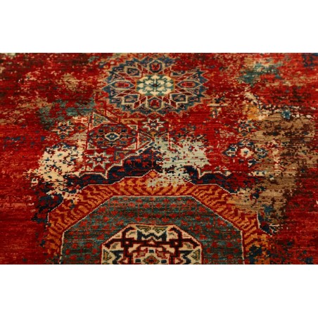 Tappeto Mona Pakistan marrone grigio 81x127